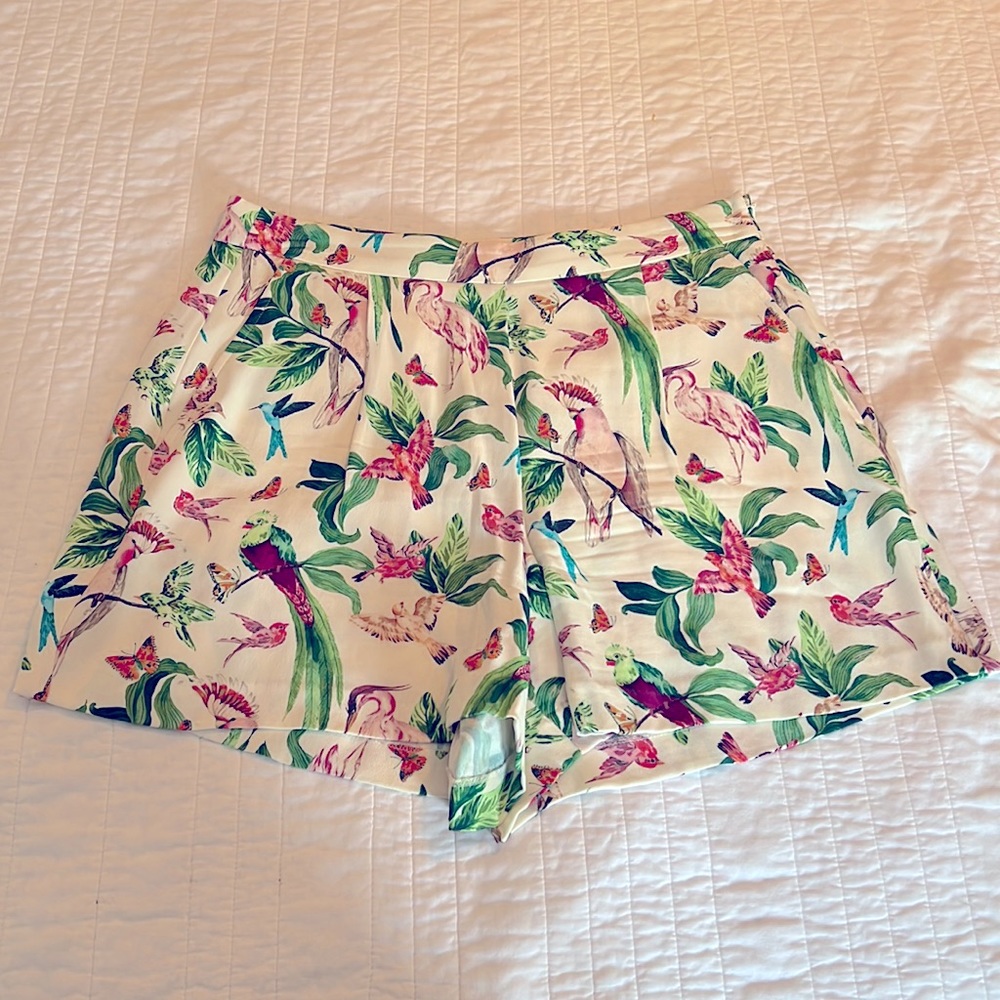 Ann Taylor bird print shorts